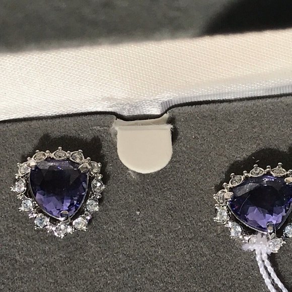 NWT Nolan Miller Tanzanite Earrings - Picture 5 of 6
